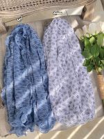 شال وارداتی حریر دور موجی گل فرانلند رشت