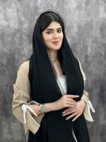 شال کریشه دور زیپی دور دانتل مشکی فرانلند رشت