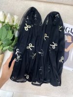 شال توری گلدوزی پاپیون فرانلند رشت