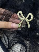 شال توری گلدوزی پاپیون فرانلند رشت