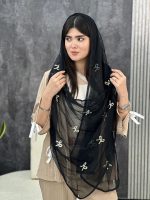 شال توری گلدوزی پاپیون فرانلند رشت