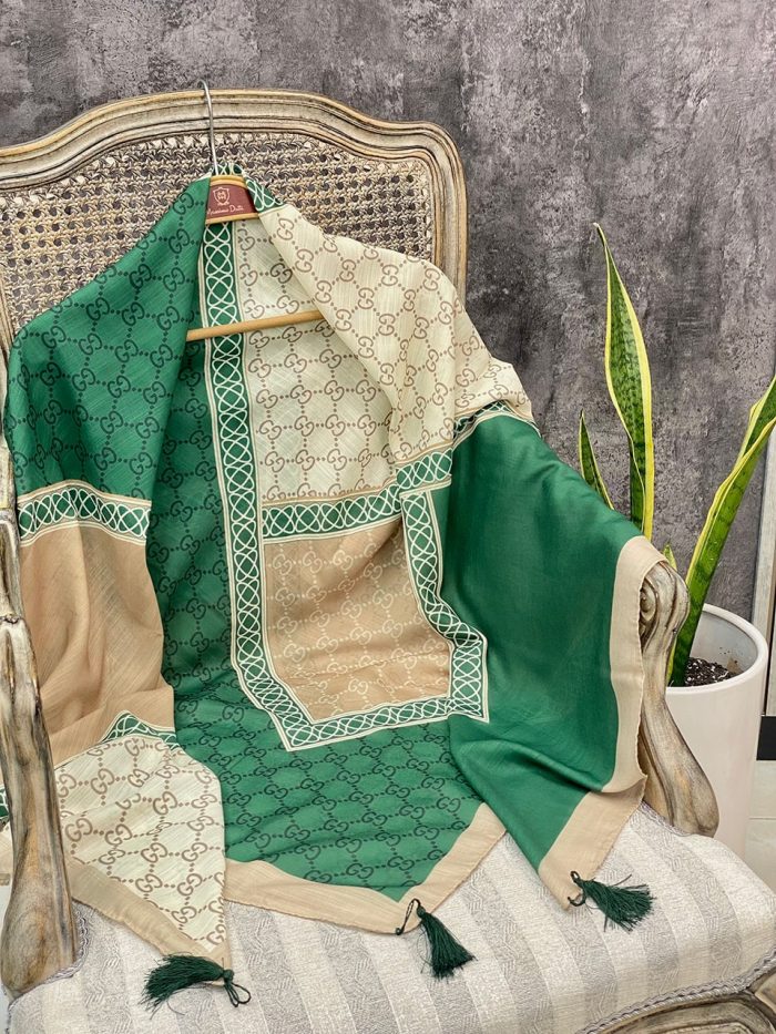 روسری قواره 140 زمردی رشت فرانلند