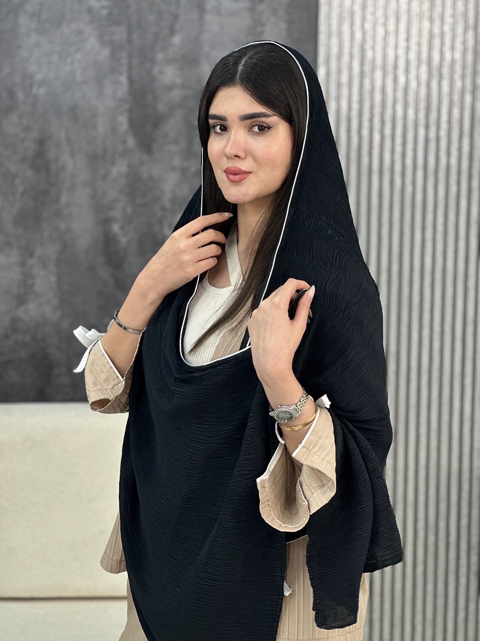 شال پلیسه دور مغزی فرانلد رشت