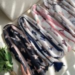 شال پلیسه طرحدار پروانه فرانلند رشت