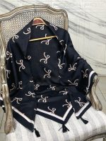 روسری قواره 140 نخی پاپیون فرانلند رشت