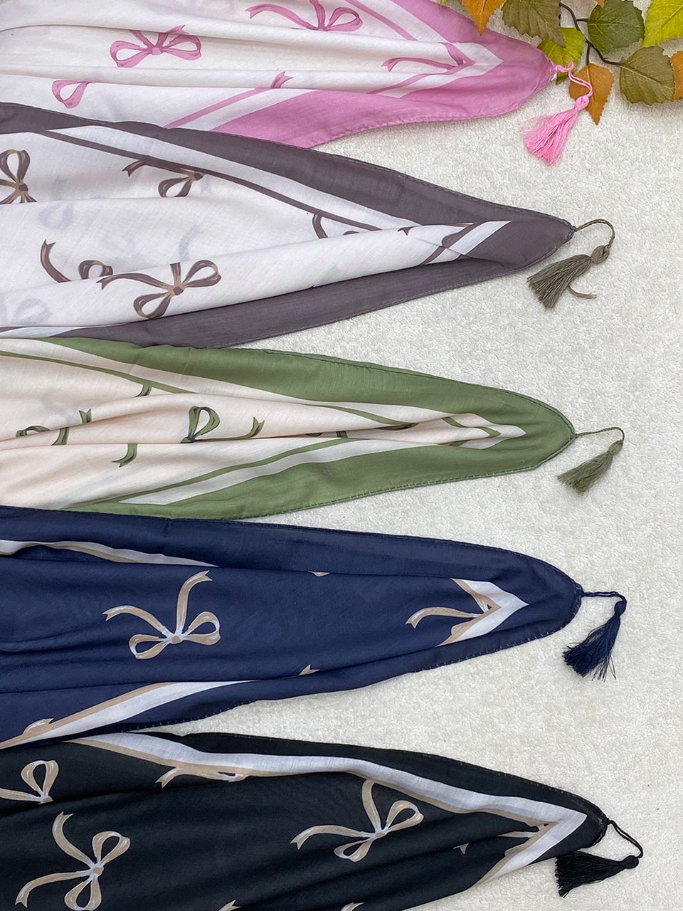 روسری قواره 140 نخی پاپیون فرانلند رشت