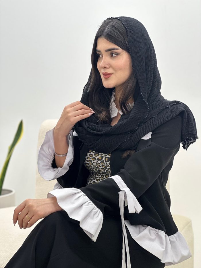 شال وارداتی پلیسه دور منجوق رشت فرانلند