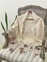 روسری قواره 140 ساده گوچی نخی فرانلند رشت