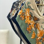 روسری طرحدار گل سیا اسکارف رشت فرانلند