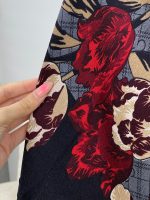 روسری طرحدار گل سیا اسکارف رشت فرانلند
