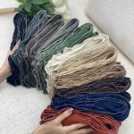 شال وارداتی پاییزه مربعی دور موجی فرانلند رشت