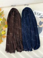 شال وارداتی پاییزه مربعی دور موجی فرانلند رشت