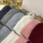 شال کلاه پوم دار بافت فرانلند رشت