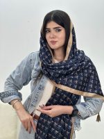 شال مخمل طرحدار فرانلند رشت