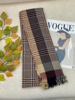 شال مخمل کرم مشکی رشت فرانلند