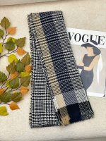 شال مخمل کرم مشکی رشت فرانلند