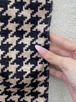 شال مخمل کرم مشکی رشت فرانلند