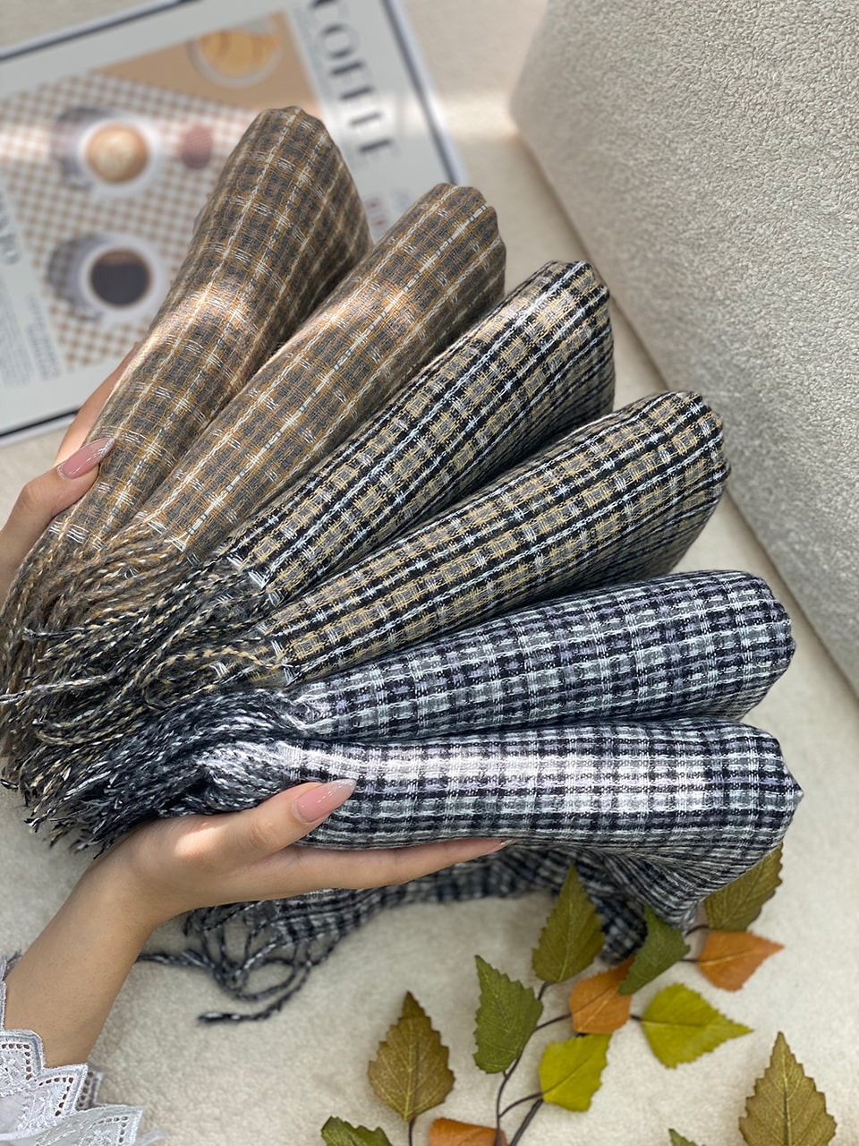 بیگ اسکارف موهر درجه یک فرانلند رشت