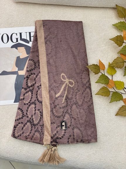 شال مخمل پاپیون پر رشت فرانلند