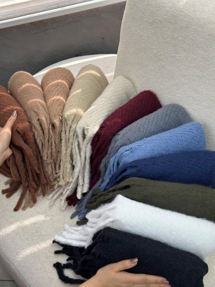 شال بیگ اسکارف موهر درجه یک فرانلند رشت