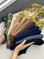 شال پلیسه پاییزه منگوله چوبی (1842)