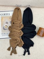 شال برشکا پلیسه پاییزه منگوله چوبی فرانلند رشت