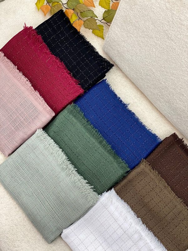 شال حصیری نرم و لطیف پاییزه فرانلند رشت