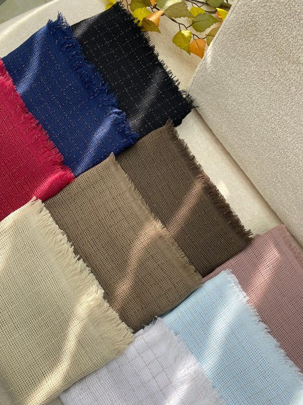 شال حصیری نرم و لطیف پاییزه فرانلند رشت