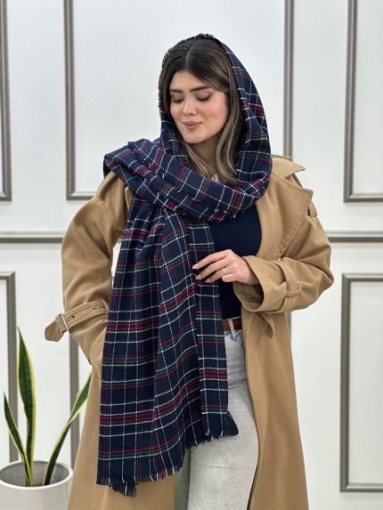 شال موهر چهار خونه موهر فرانلند رشت