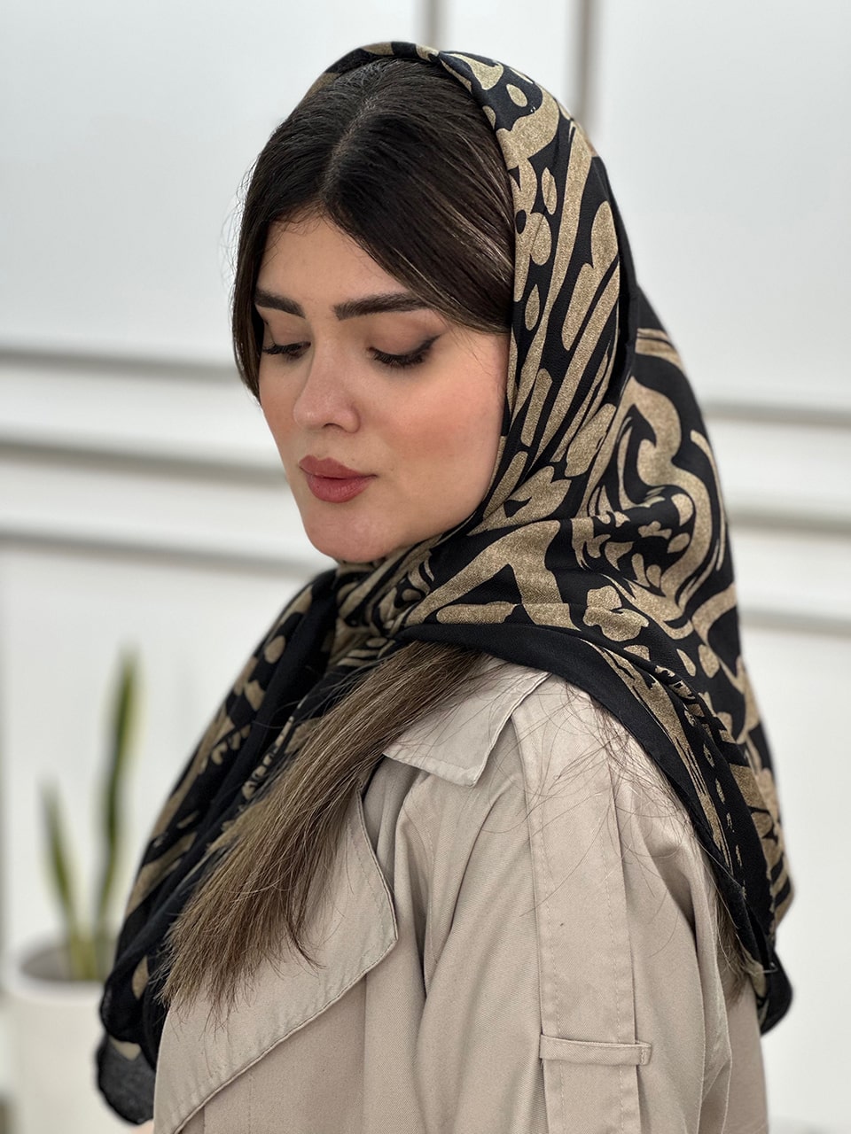 روسری ترمه قواره 100 ماردانه روز مادر فرانلند رشت