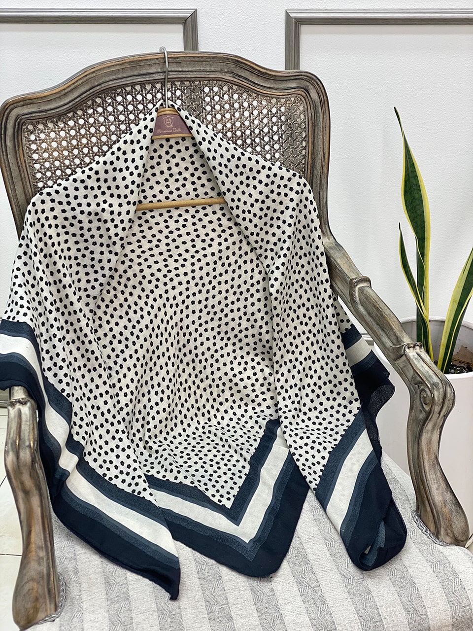 روسری قواره 120 گل ریز مادرانه روز مادر فرانلند رشت