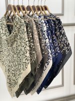 روسری قواره 100 گل ریز مادرانه فرانلند رشت