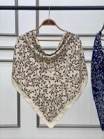 روسری قواره 100 گل ریز مادرانه فرانلند رشت