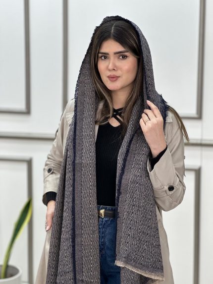 شال موهر جناغی پاییزه فرانلند رشت