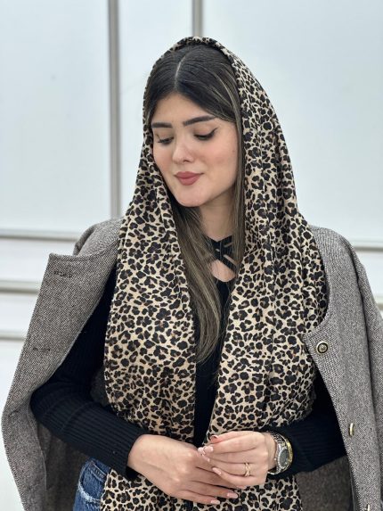 شال مخمل پلنگی ریز موهر فرانلند رشت