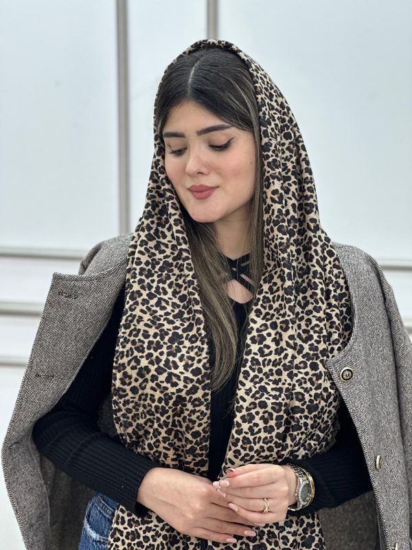 شال مخمل پلنگی ریز موهر فرانلند رشت