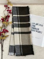 شال چهار خونه موهر زمستانه ترند پاییزه فرانلند عمده