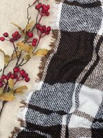 شال بولکه قهوه ای ترند فرانلند رشت