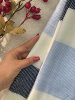 شال موهر پشمی خطی فرانلند زمستانه رشت عمده