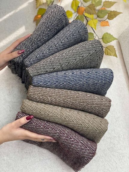 شال موهر جناغی پاییزه فرانلند رشت