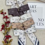 مینی اسکارف پاپیون لمه دار رشت فرانلند عمده