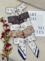 مینی اسکارف پاپیون لمه دار رشت فرانلند عمده