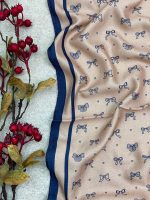 مینی اسکارف پاپیون لمه دار رشت فرانلند عمده