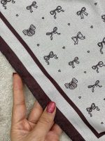 مینی اسکارف پاپیون لمه دار رشت فرانلند عمده