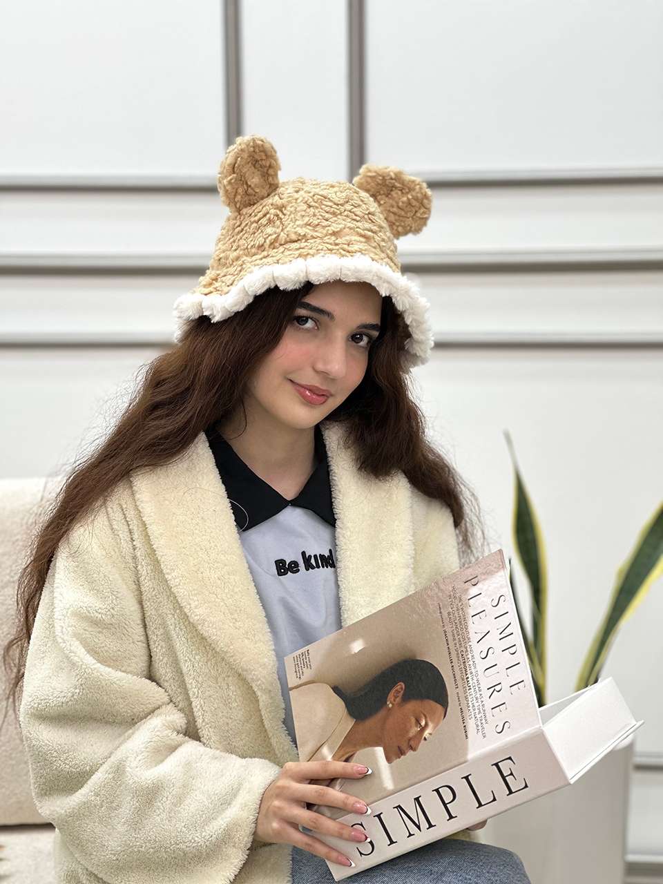 کلاه وارداتی تدی گوش دار فرانلند رشت