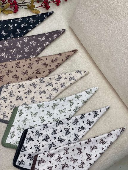 مینی اسکارف نخی پروانه فرانلند رشت