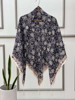 روسری سیا اسکارف گل فرانلند رشت