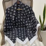 روسری سیا اسکارف 140 پاپیون فرانلد رشت