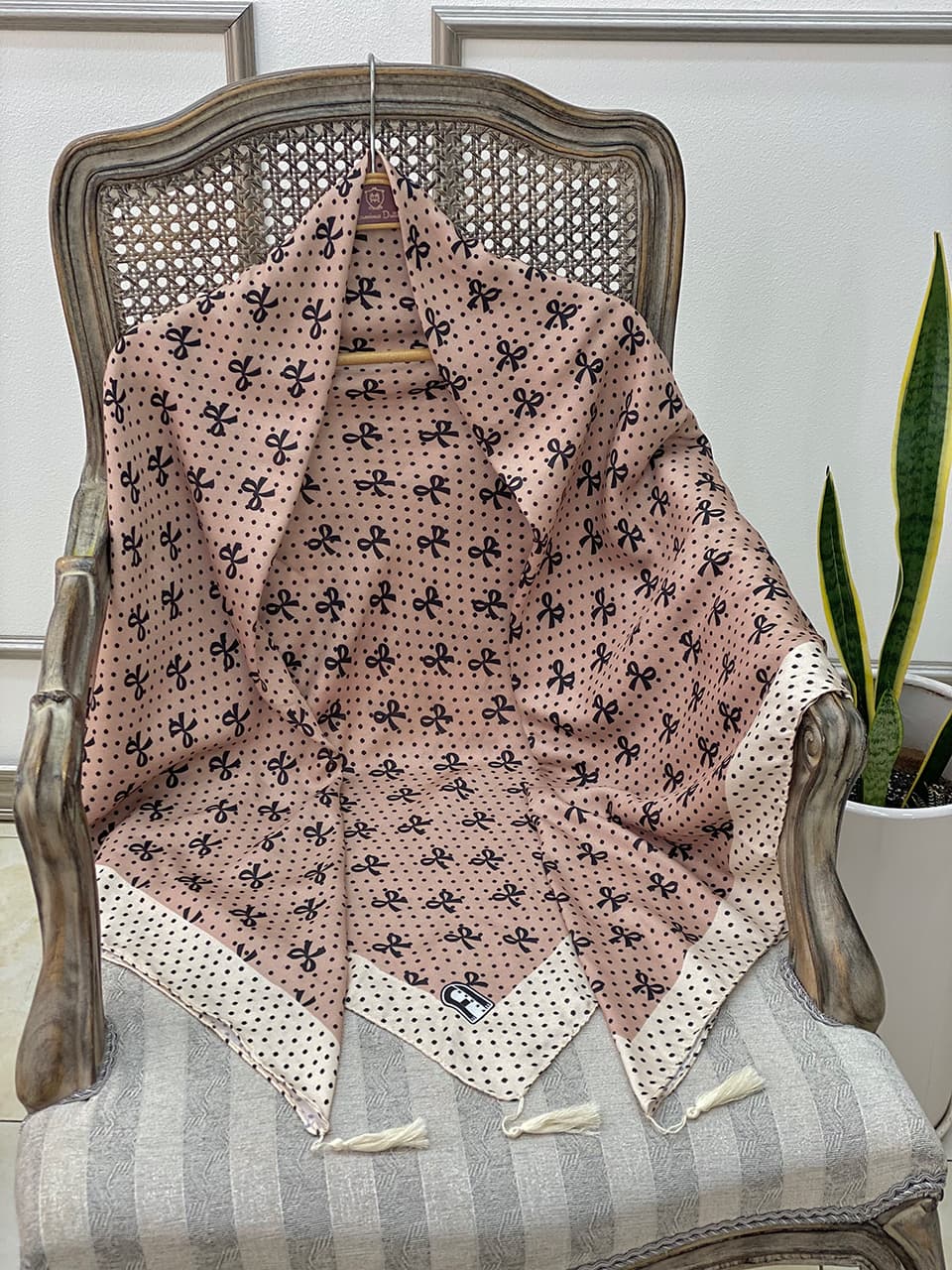 روسری سیا اسکارف 140 پاپیون فرانلد رشت