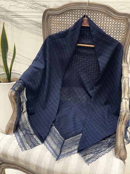 روسری دور دانتل نخی فرانلند رشت عیدانه